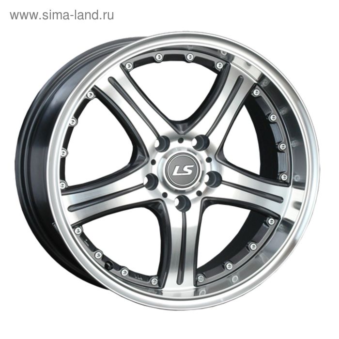 фото Диск литой ls 322 7,5x17 5x100 et35 d73,1 bkl (s043185) ls wheels