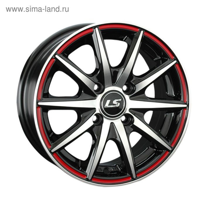 фото Диск литой ls 221 7x16 5x114,3 et40 d73,1 bkfrl (s024073) ls wheels