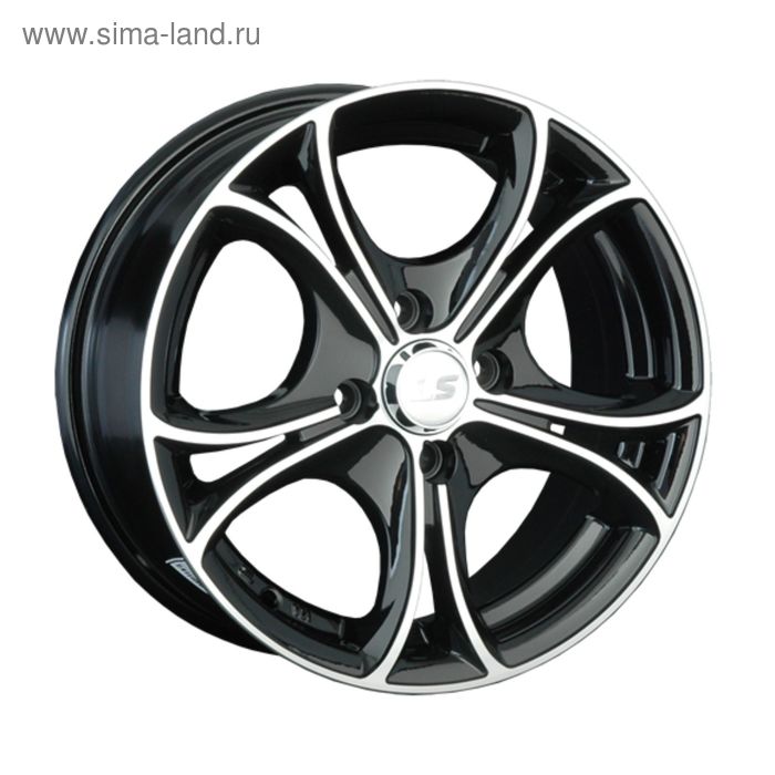 фото Диск литой ls 393 7,5x17 5x114,3 et45 d73,1 bkf (s025351) ls wheels