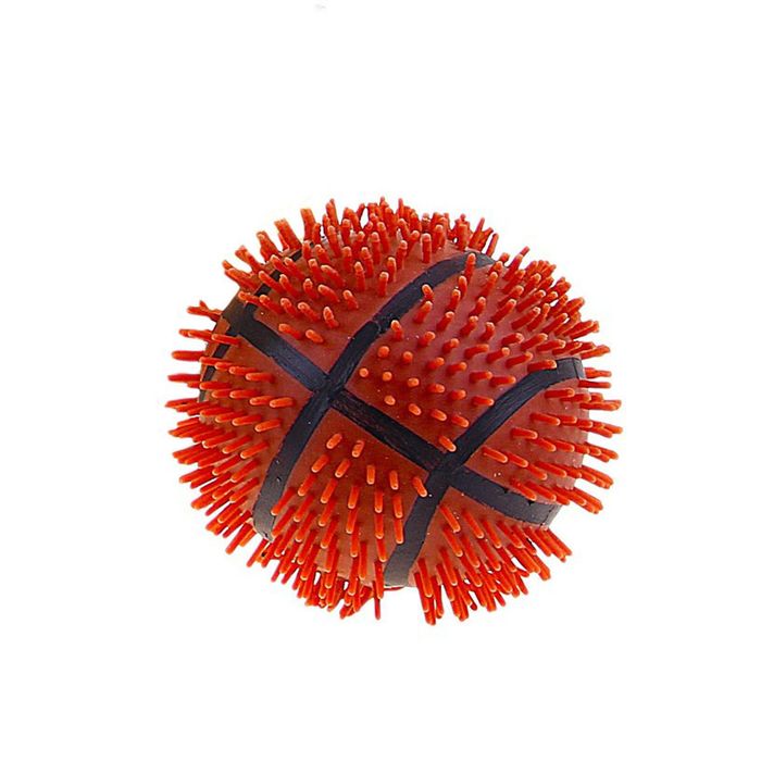 Ёжка резиновый "Баскетбольный мяч", световой