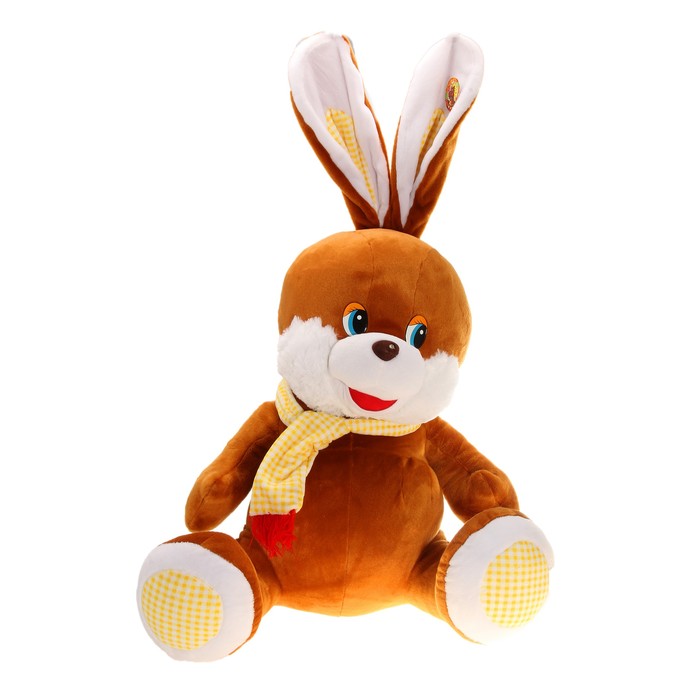 Мягкая игрушка "Заяц в шарфике в клетку"