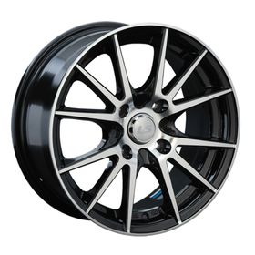 

Диск литой LS 143 6,5x15 4x108 ET27 d65,1 BKF (S008080)