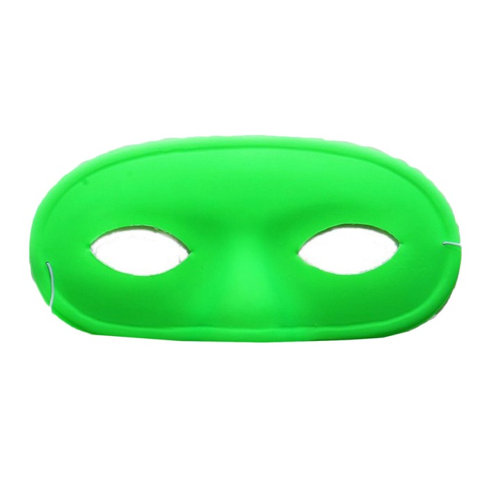 Карнавальная маска "Выпуклый нос", салатовая, набор 6 шт