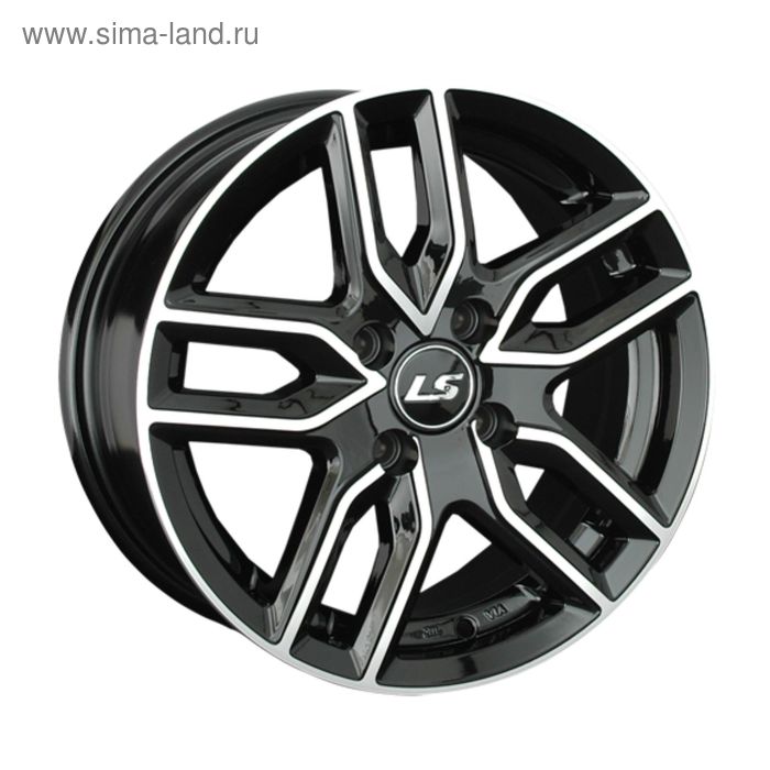 фото Диск литой ls 735 6,5x15 4x100 et40 d73,1 bkf (s035747) ls wheels