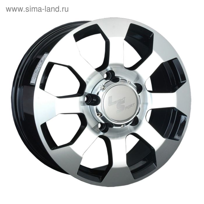 фото Диск литой ls 325 8x17 6x139,7 et38 d100,1 bkf (s022583) ls wheels