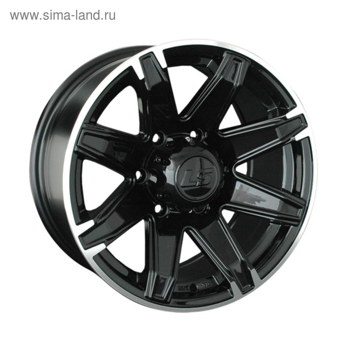 фото Диск литой ls 763 8x16 6x139,7 et10 d110,5 bkl (s036564) ls wheels