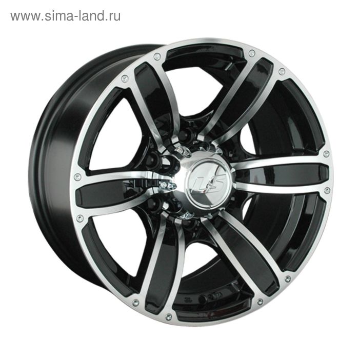 фото Диск литой ls 766 8x17 6x139,7 et10 d107,1 bkf (s034314) ls wheels