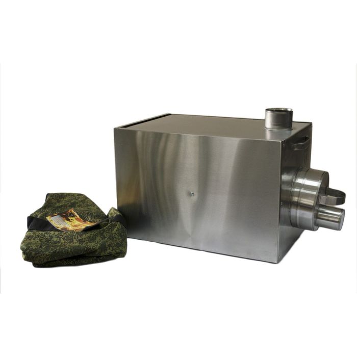 Печь "Экономка Б" большая стационарные экраны