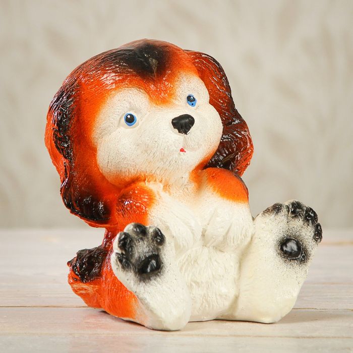 Копилка "Тузик" 16 см, микс