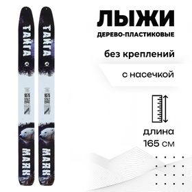 Лыжи охотничьи дерево-пластиковые «Тайга» 165 см