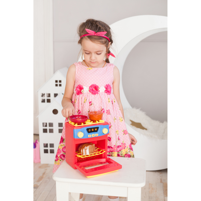 Бытовая техника «Газовая плита» гигант с аксессуарами, световые и звуковые эффекты