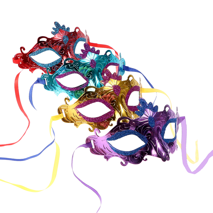 Карнавальная маска «Загадка», цвета МИКС страна карнавалия карнавальная маска загадка цвета микс