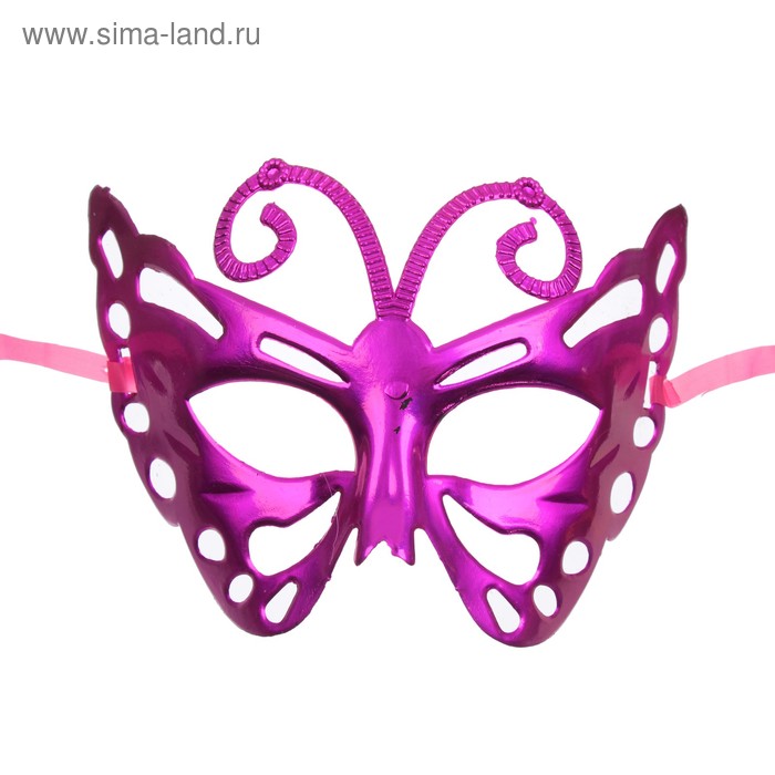 фото Карнавальная маска «полёт бабочки», цвет микс страна карнавалия
