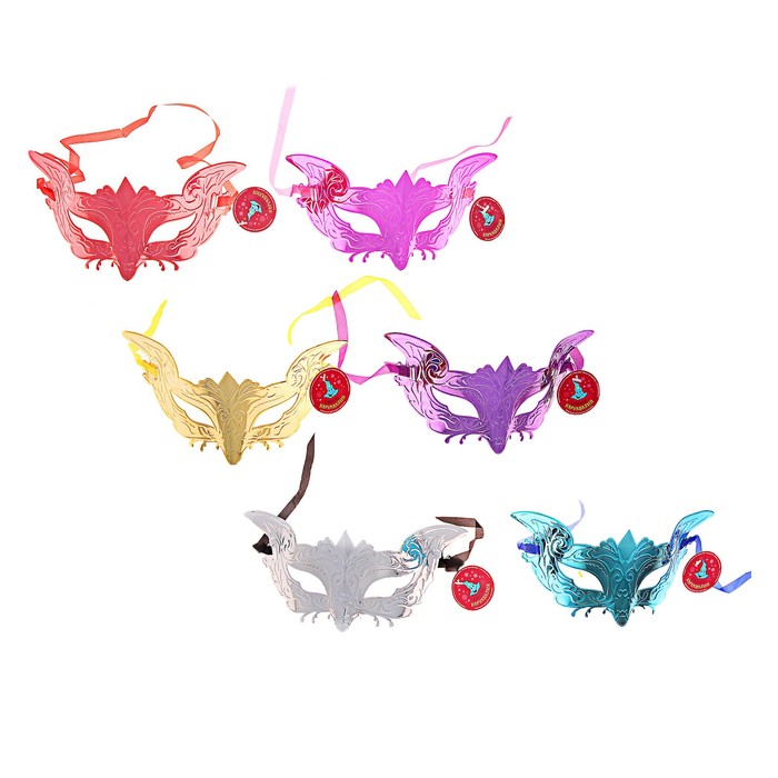 Карнавальная маска "Встреча", цвет МИКС