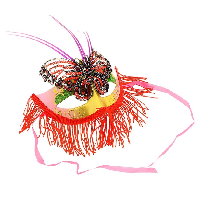 Карнавальная маска "Бабочка", цвета МИКС