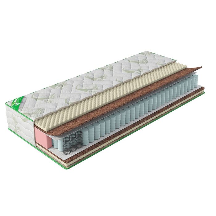 Матрас "Массаж", размер 140х200 см, высота 22 см, жаккард