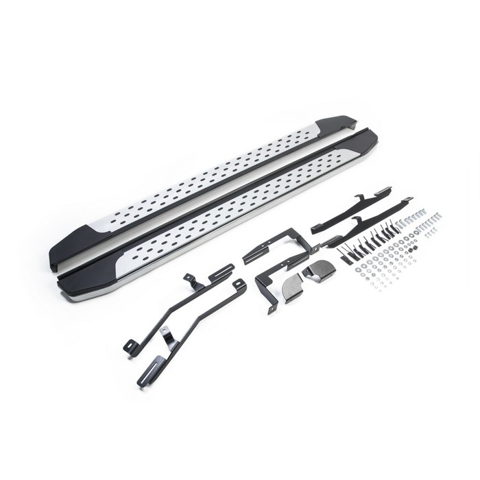 Пороги Bmw-Style Kia Sorento 2012-, овал 173 см, 2 шт. B173AL.2305.2