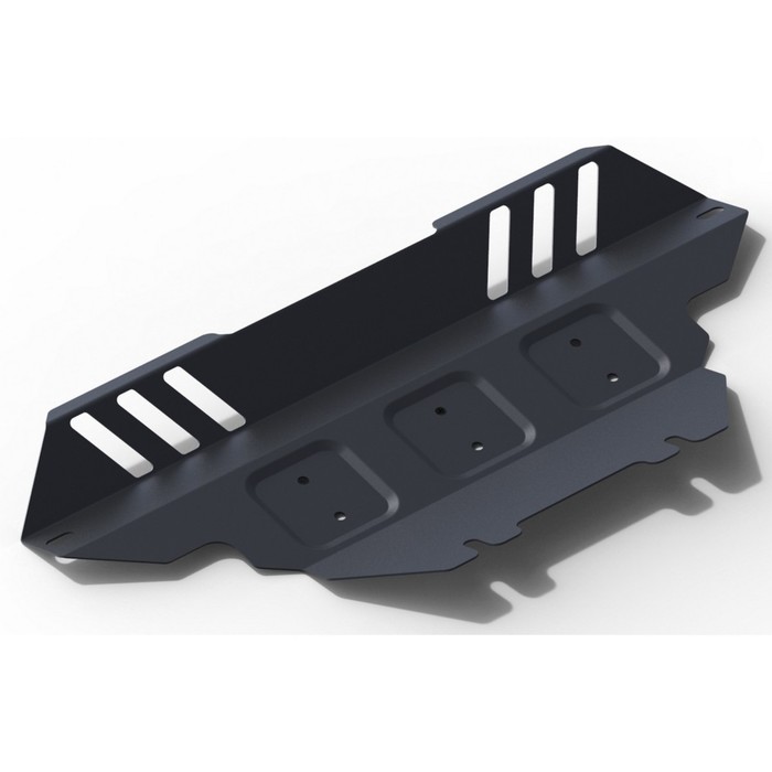 Защита радиатора АвтоБРОНЯ для Ssang Yong Actyon (V - 2.0d; 2.3) 2007-2011, штатный крепеж, сталь, 2 мм, 1.05306.1