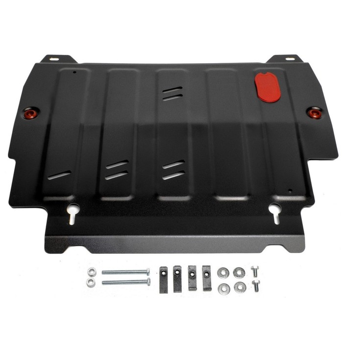 Защита картера и КПП АвтоБРОНЯ для Nissan Murano (V - 3.5) 2016-н.в., крепеж в комплекте, сталь, 2 мм, 111.02415.2