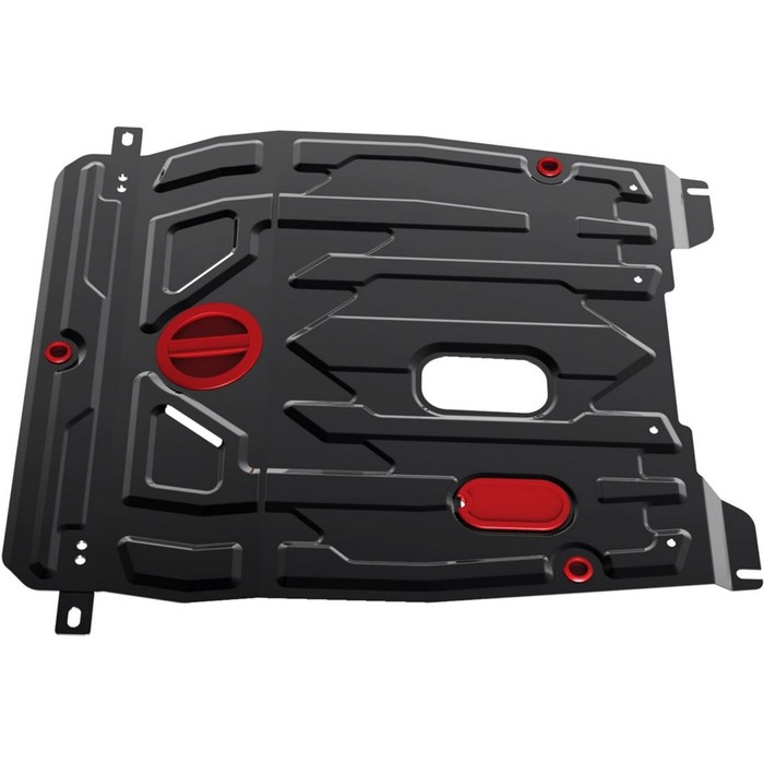 Защита картера и КПП АвтоБРОНЯ для Daewoo Gentra (V - 1.5) 2013-2016, крепеж в комплекте, сталь, 2 мм, 111.01312.1