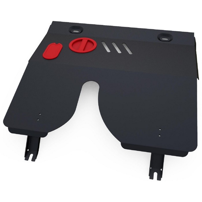 Защита картера и КПП АвтоБРОНЯ для Lifan Celliya (V - 1.5) 2013-н.в., крепеж в комплекте, сталь, 2 мм, 111.03309.1