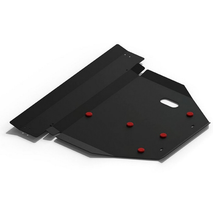 Защита картера и КПП АвтоБРОНЯ для Mazda 626 (V - кроме 2.5d; 2.5) 1997-2002, крепеж в комплекте, сталь, 2 мм, 111.03811.1