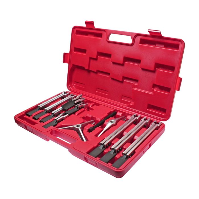 Набор съемников универсальных JTC, трехзахватных, в кейсе, 12 предметов