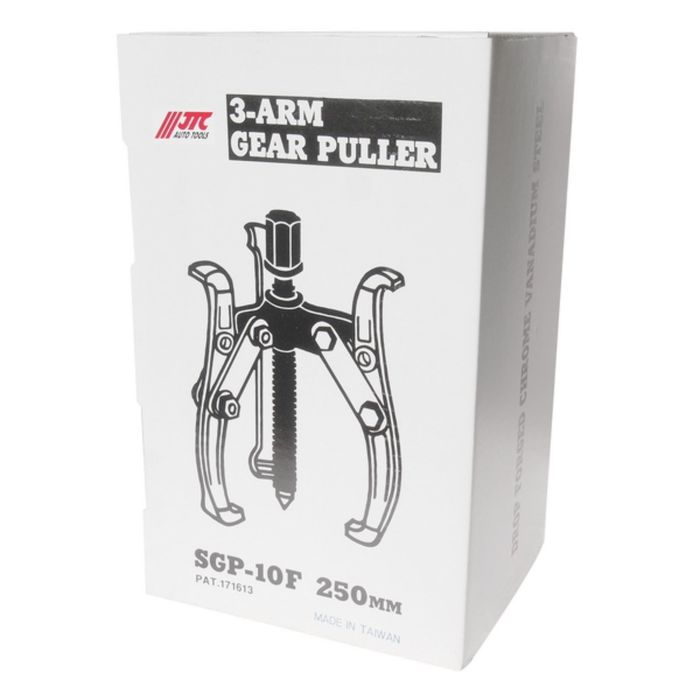 Съемник подшипников JTC, трехзахватный, 10", захват 100-254 мм