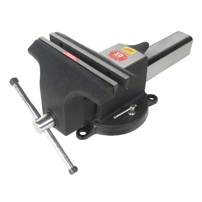 Тиски слесарные JTC, поворотные, захват 10"