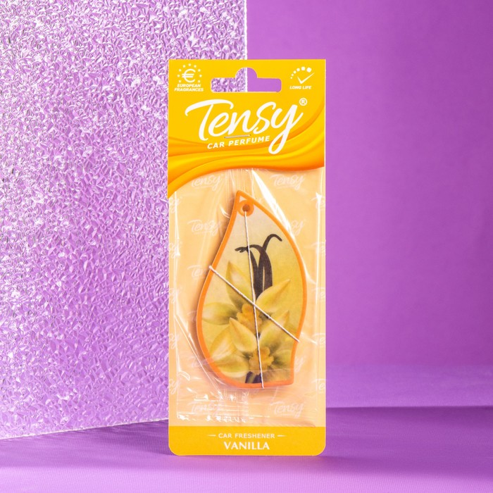 Ароматизатор подвесной Tensy картонный, ваниль