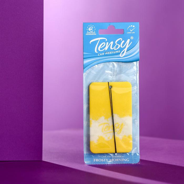 Ароматизатор подвесной Tensy картонный,морозное утро