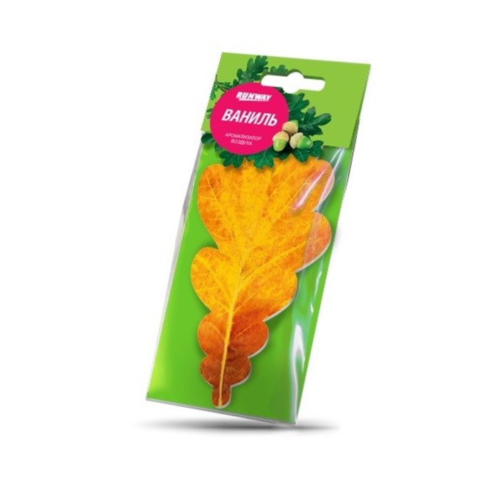Ароматизатор воздуха Листик "Ваниль" RunWay
