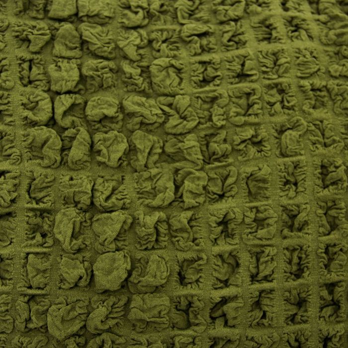 Чехол для мягкой мебели DO&CO, диван угловой 2-х предметный, кресло 1шт, оливковый, п/э