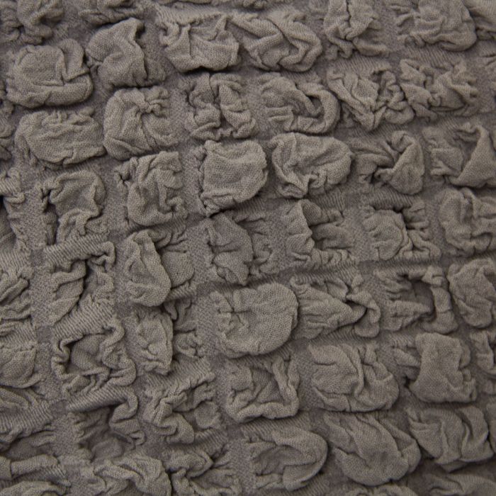 Чехол для мягкой мебели DO&CO, диван угловой 2-х предметный, кресло 1шт, серый, п/э