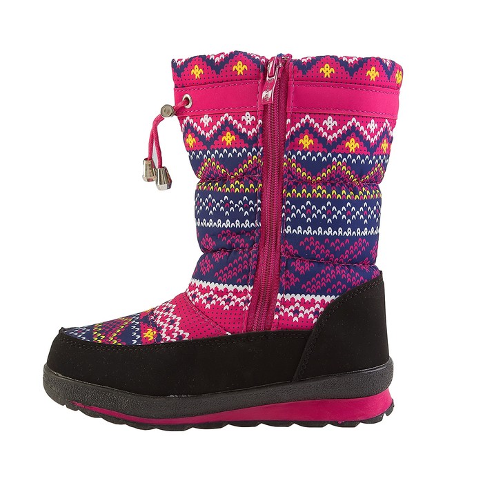 Дутики детские арт. ML9615E-16, цвет розовый, размер 32