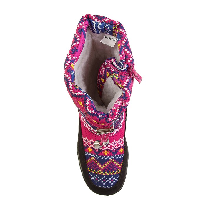 Дутики детские арт. ML9615E-16, цвет розовый, размер 32