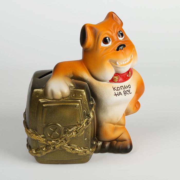 Копилка"Бульдог Банкир"