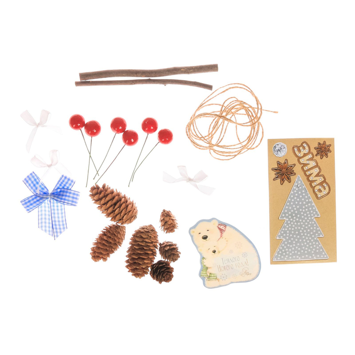 Подвеска новогодняя «Зимняя сказка», набор для создания, 8 × 15 × 6 см