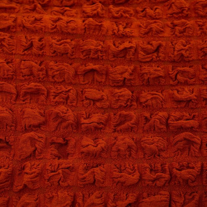 Чехол для мягкой мебели DO&CO DIVAN KILIFI 3-х предметный, терракот, п/э