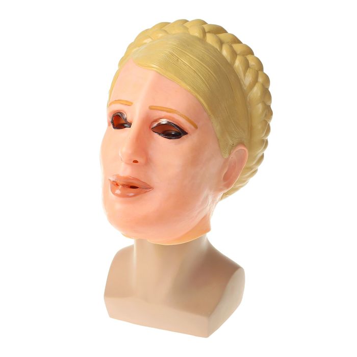 Маска латексная "Женщина с косой"