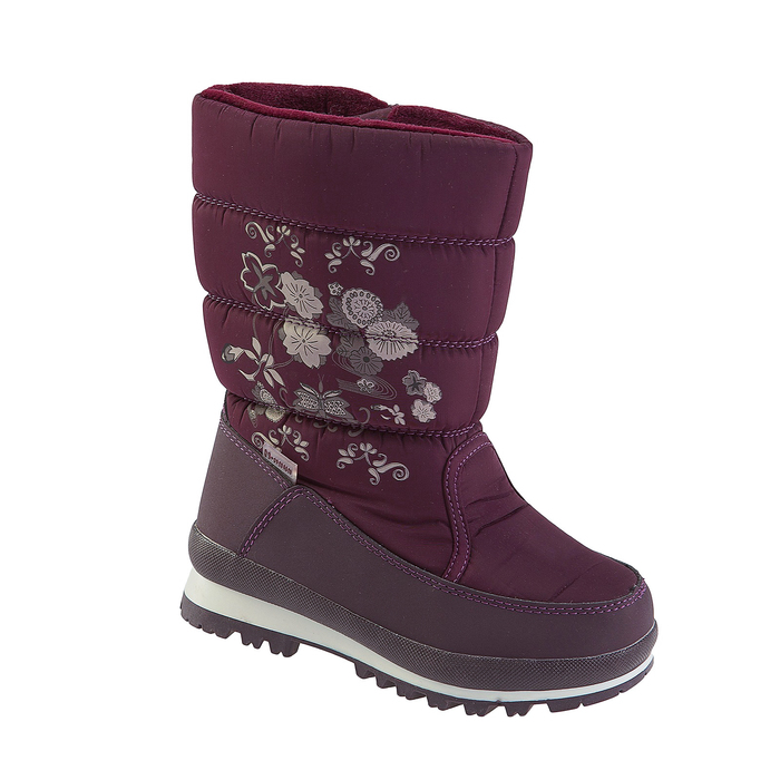 Дутики детские арт. ML9639-23, цвет бордовый, размер 34