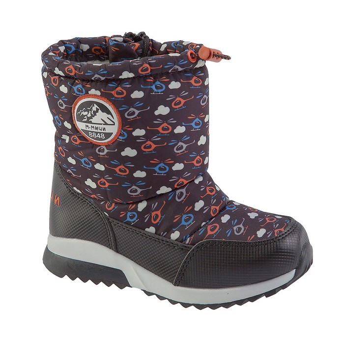 Дутики детские арт. ML9103C-1, цвет коричневый, размер 27