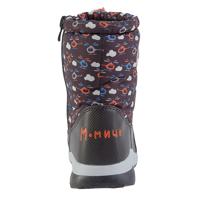 Дутики детские арт. ML9103C-1, цвет коричневый, размер 30