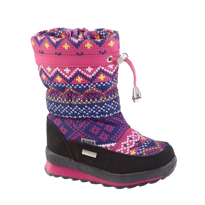 Дутики детские арт. ML9115C-16, цвет розовый, размер 28