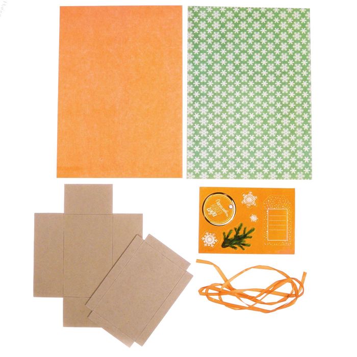 Коробка подарочная «Новогоднее настроение», 22 × 30 см набор для создания