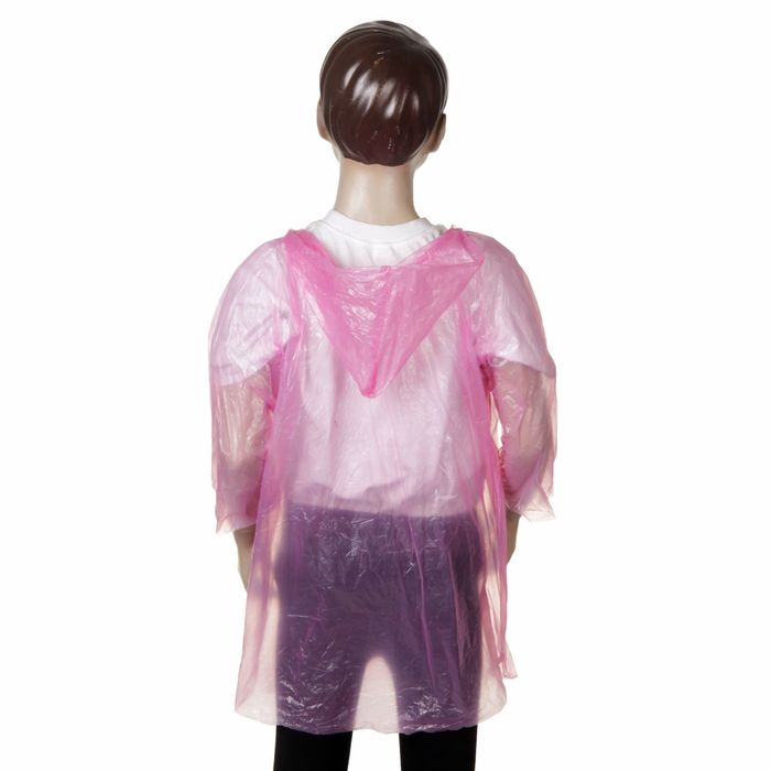 Дождевик детский "Весело гулять", розовый