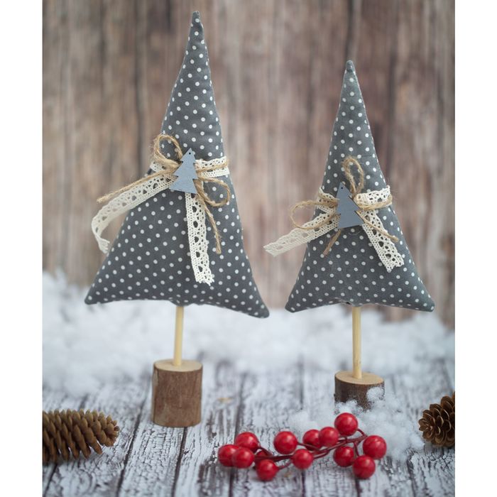 Ёлки на подставке «Зимушка», набор для шитья, 10,5 × 16 × 5 см