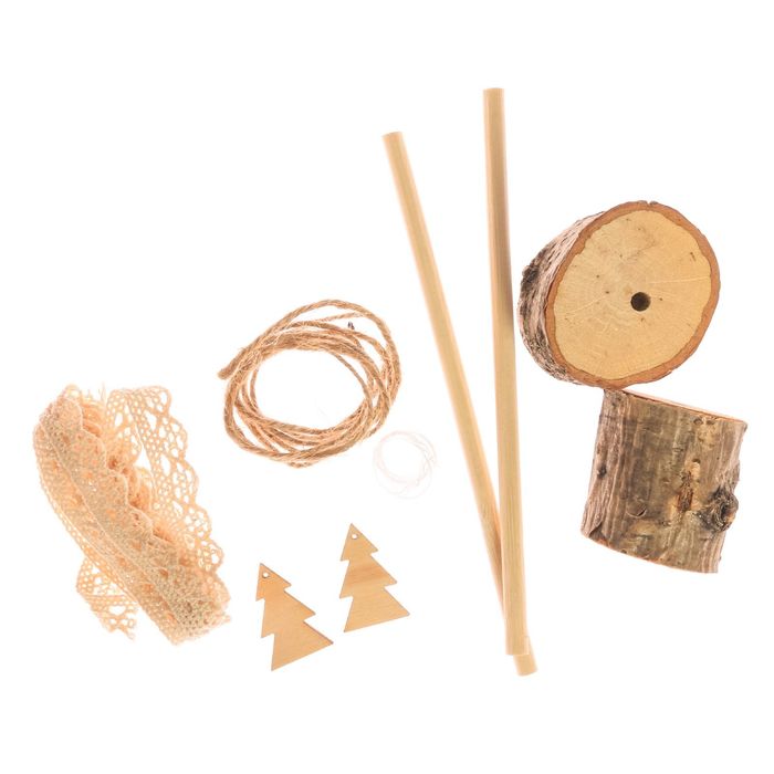 Ёлки на подставке «Зимушка», набор для шитья, 10,5 × 16 × 5 см