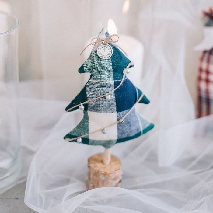 Ёлки на подставке «Лесная история», набор для шитья, 10,5 × 16 × 5 см