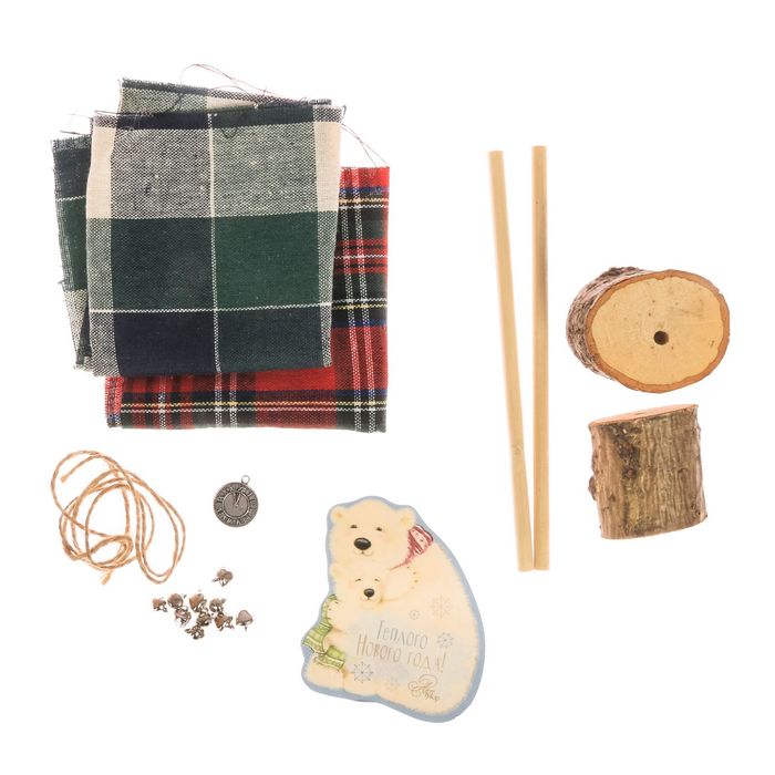 Ёлки на подставке «Лесная история», набор для шитья, 10,5 × 16 × 5 см